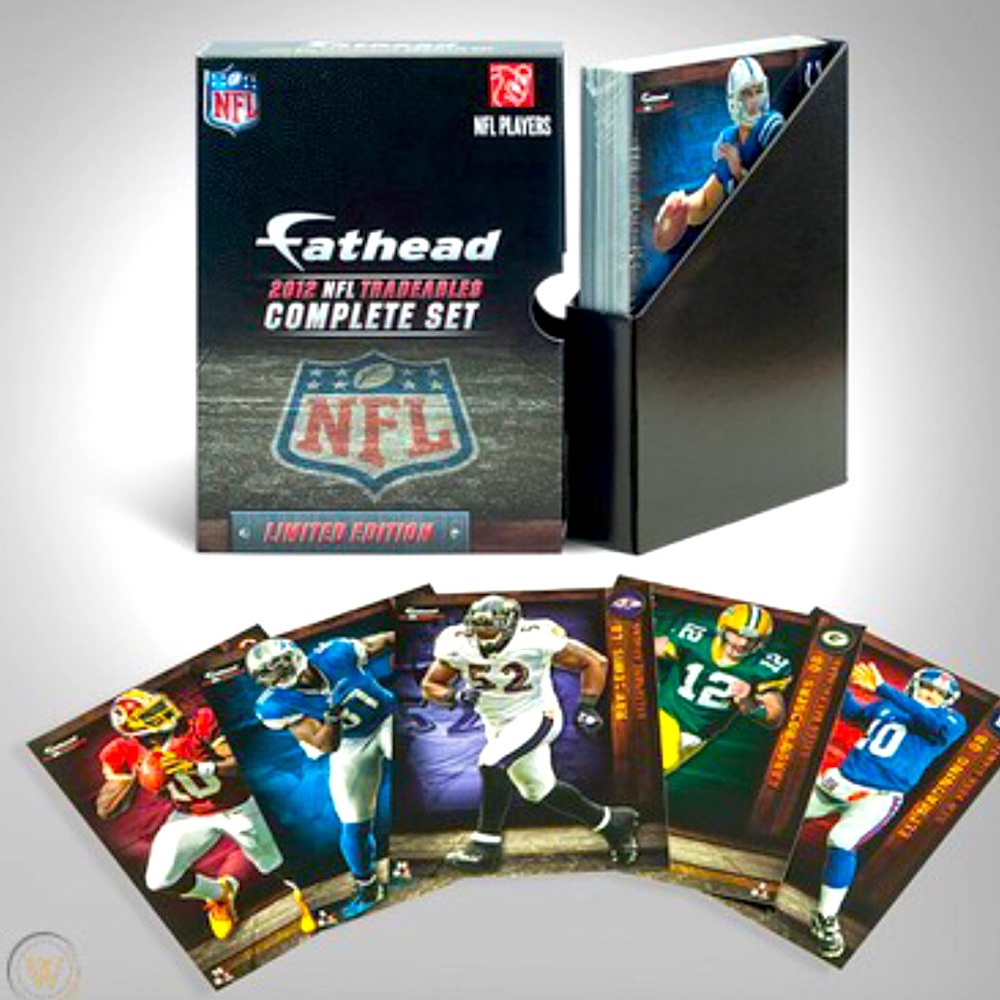 2012 NFL Fathead Tradeables Limited Edition Complete Set ~ Factory Sealed ~ Rare